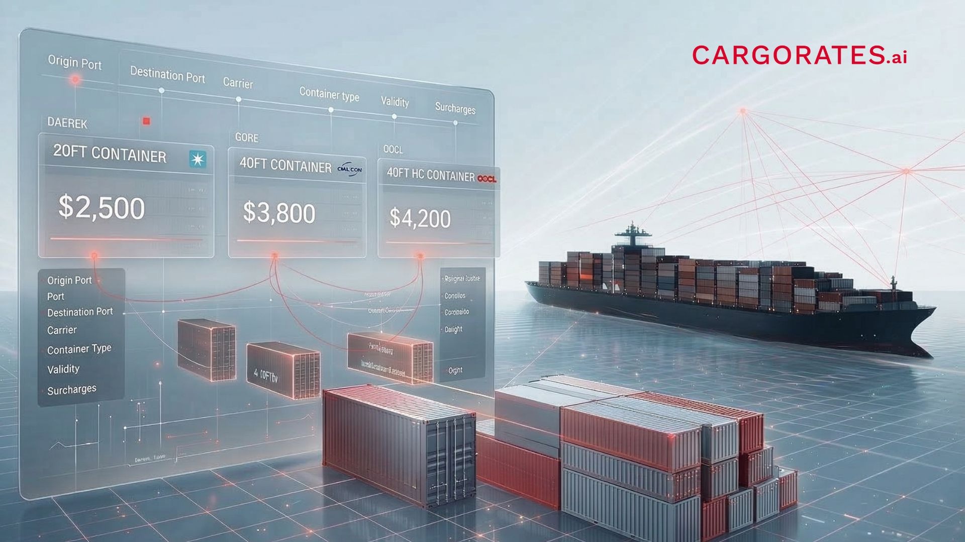 FCL Rate Management: Structure, Store and Apply Full Container Load Rates