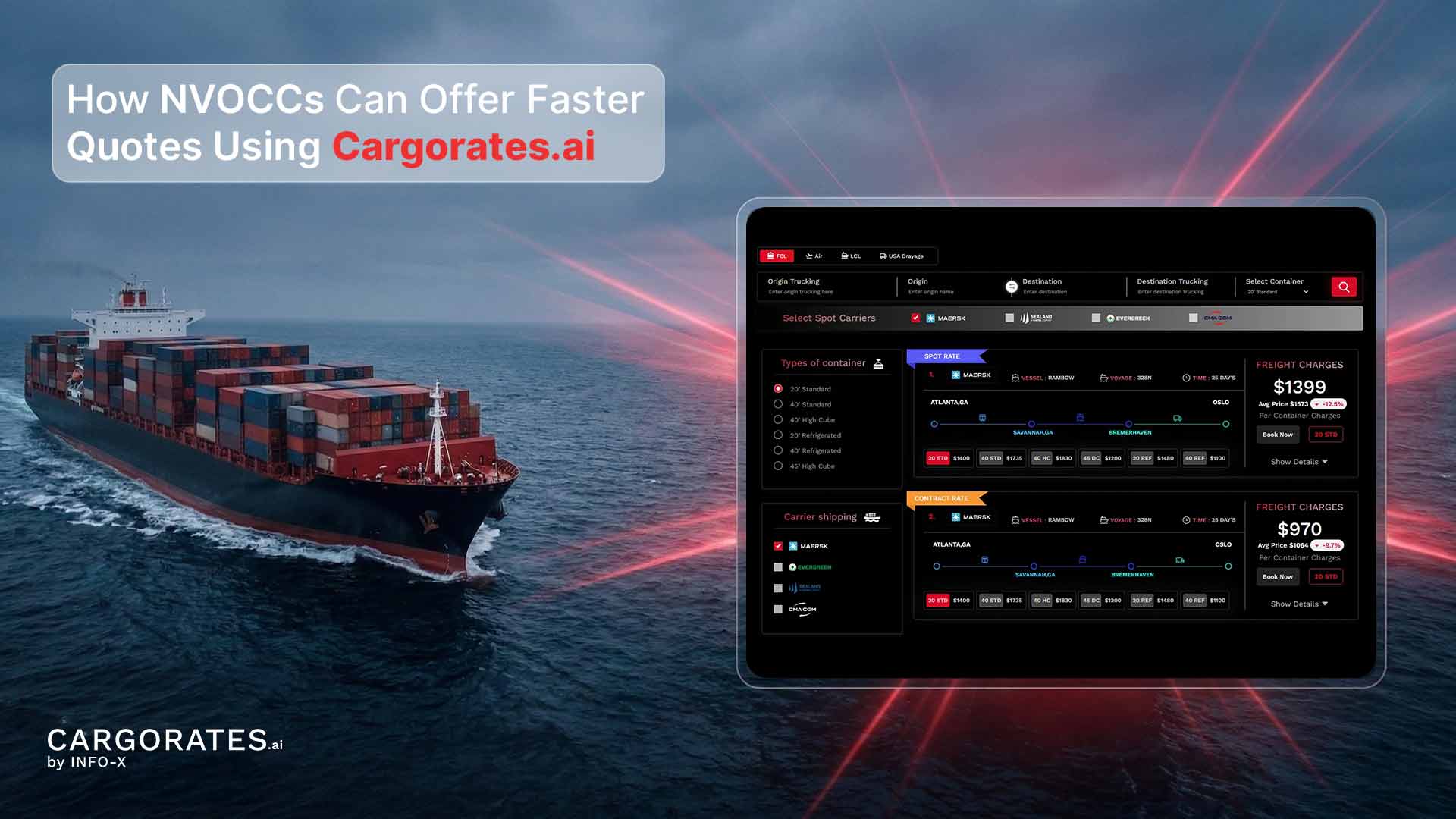How NVOCCs Can Offer Faster Quotes Using Cargorates.ai