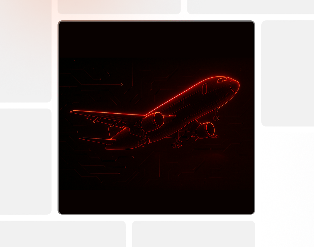 Illustration of an airplane symbolizing Cargorates.ai’s air freight rate management and quoting platform.