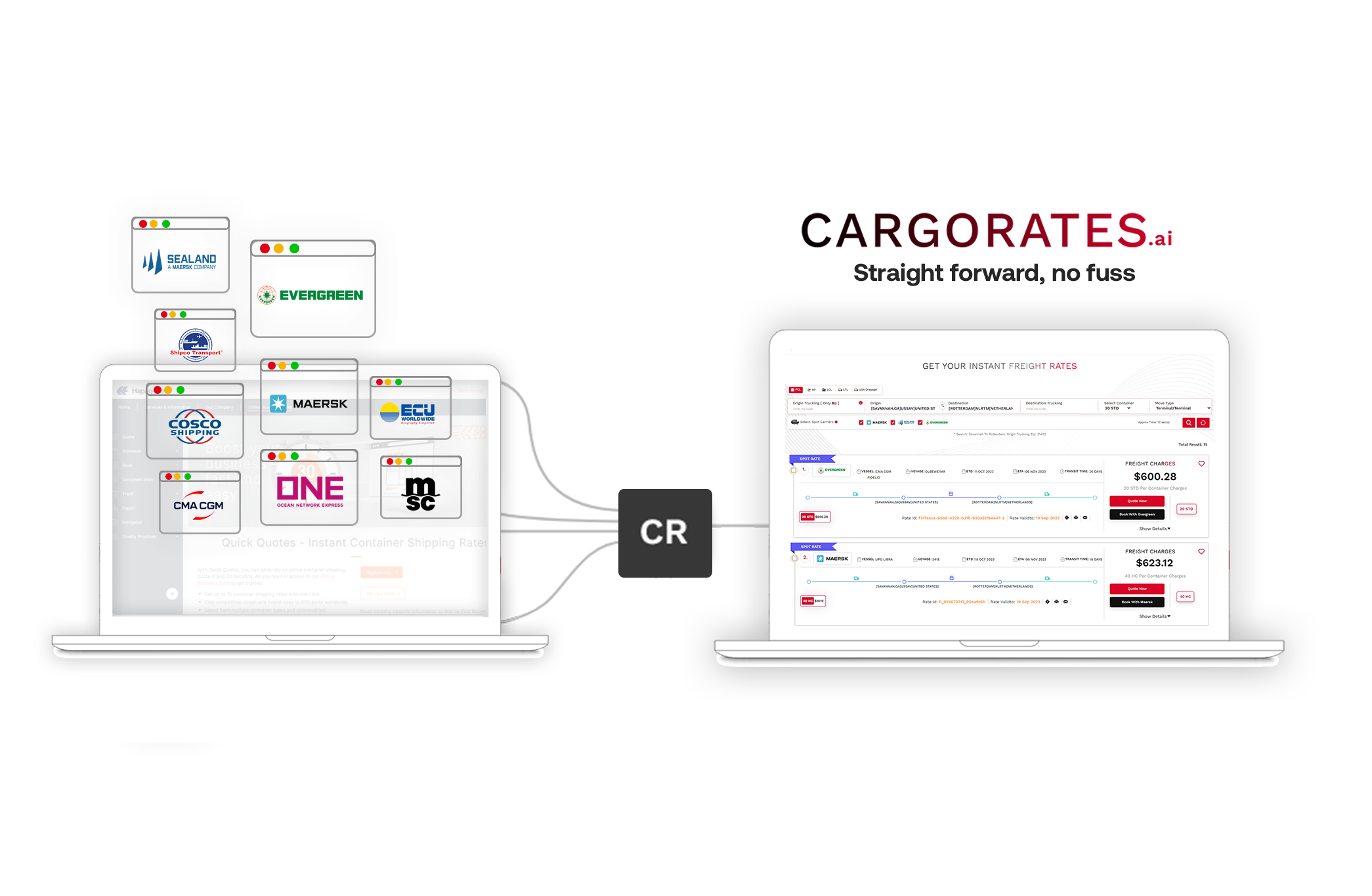 web based freight rate